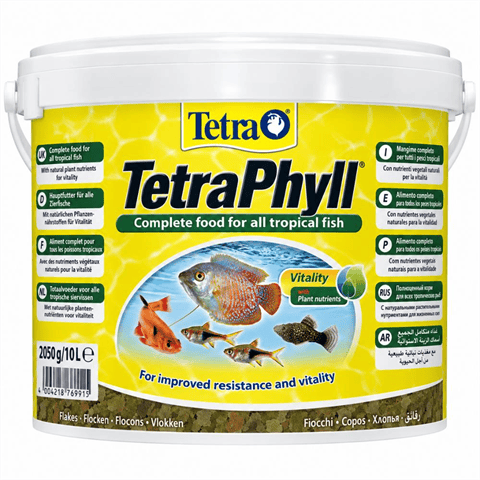 Tetra Phyll Bitkisel Pul Balık Yemi 10 L 2050 gr