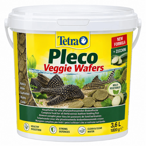 Tetra Pleco Veggie Wafers Bitkisel Vatoz Yemi 3,6 L 1800 gr