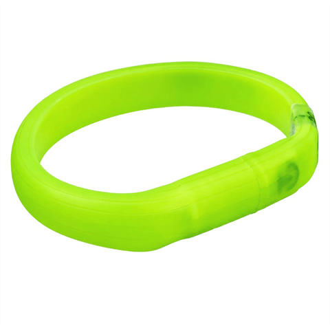 Trixie Flash Light USB Işıklı Köpek Boyun Tasması L-XL Yeşil 70 cm