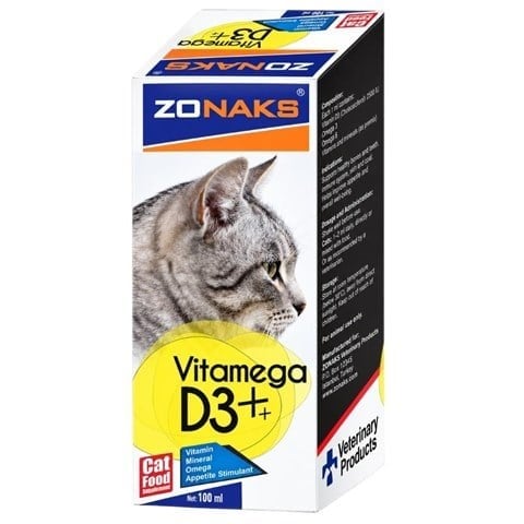 Zonaks Kedi Vitamin D3 Besin Takviyesi 100 ml