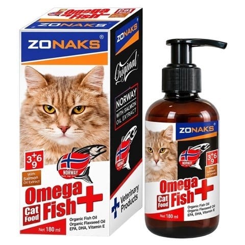 Zonax Cat Balık Yağı Kedi Omega 3 ve 6 Besin Takviyesi 100 ml