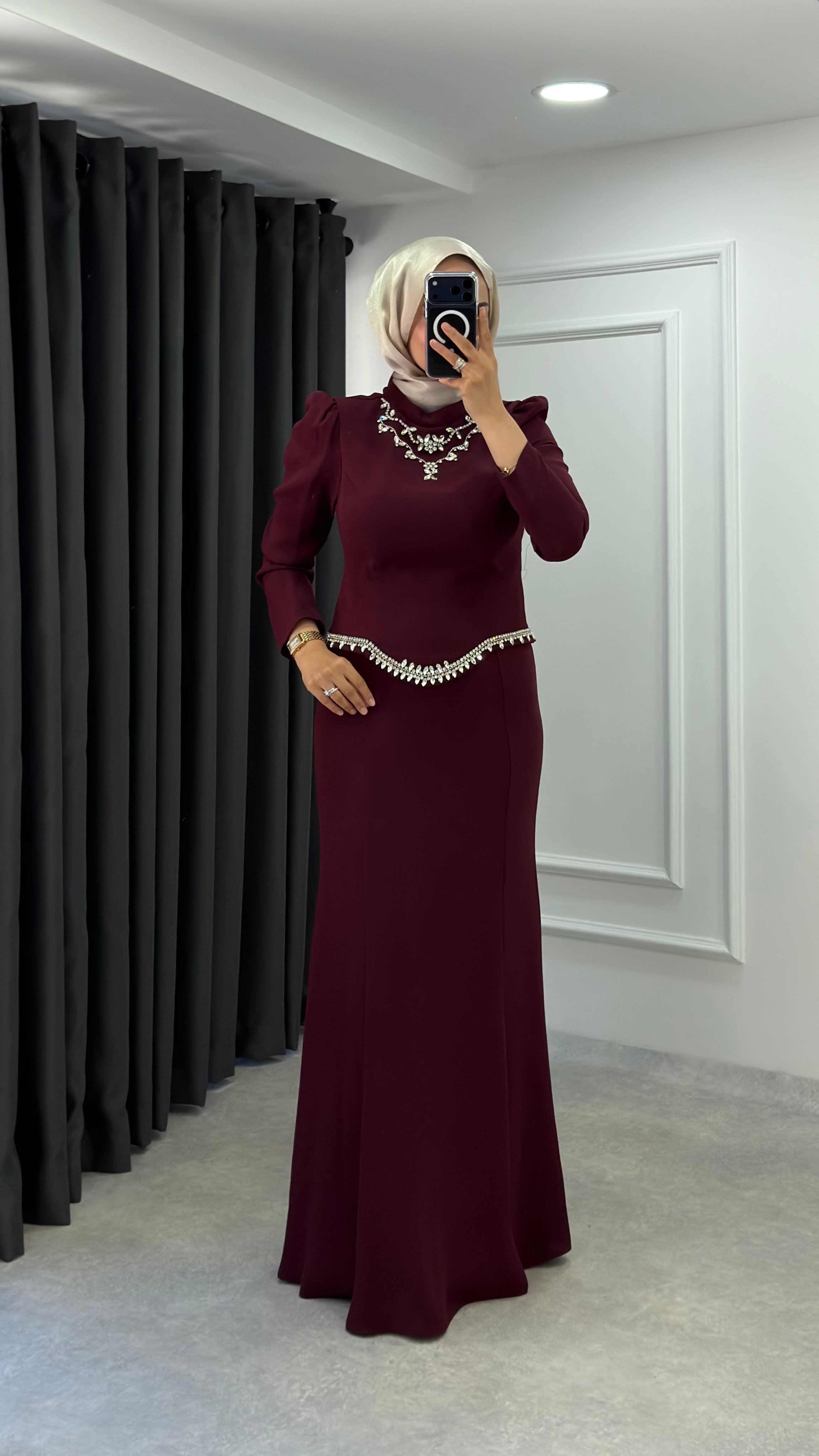 Fazilet Abiye | Bordo