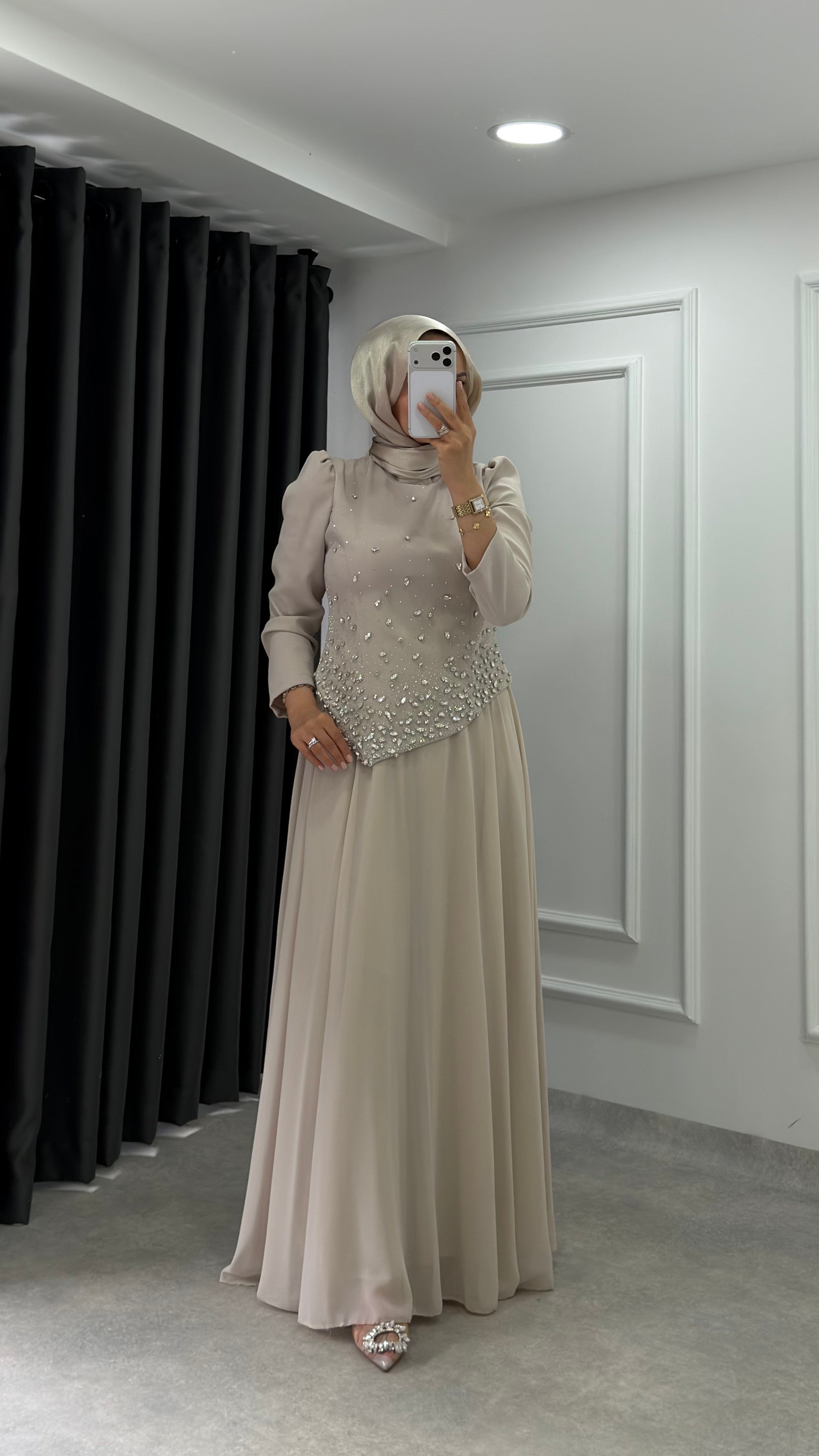 Sıla Abiye | Bej