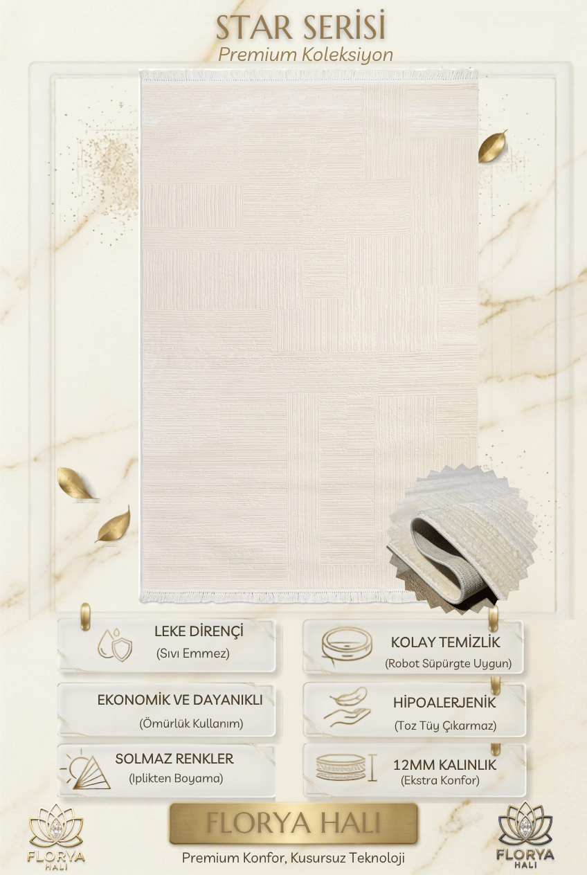 Florya Halı Star Koleksiyonu Desen Halı Model 34