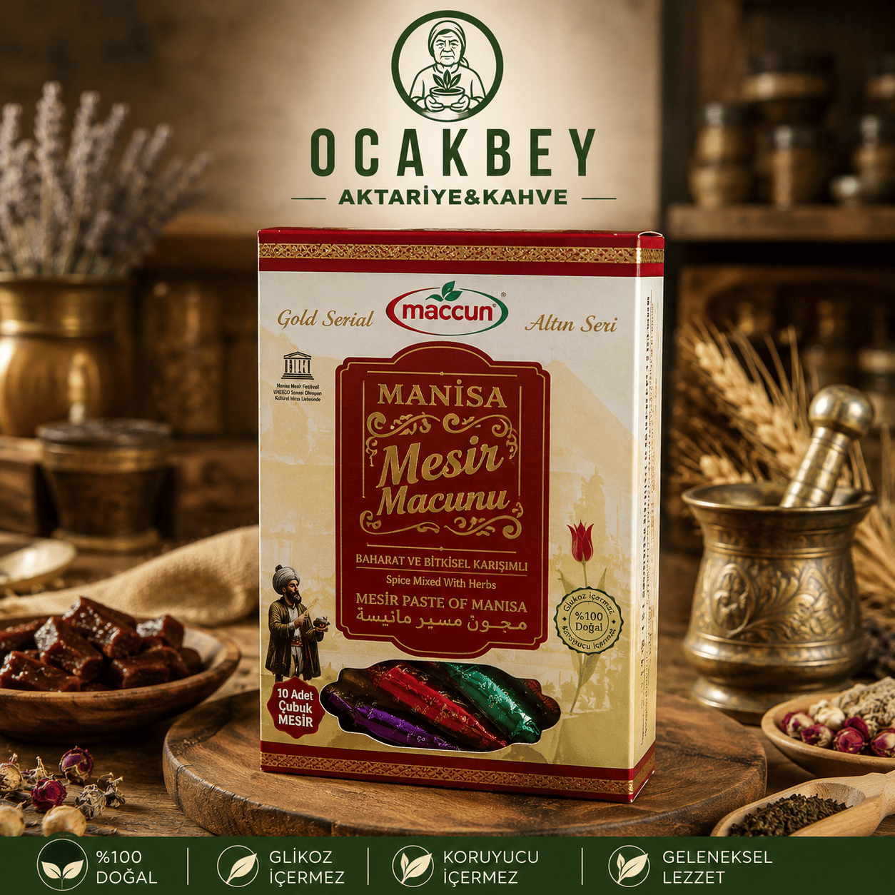 Mesir Macunu Special 10'lu Altın Seri (65 g)
