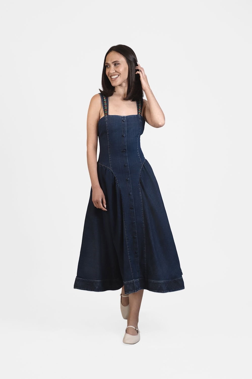 Maria Denim Elbise