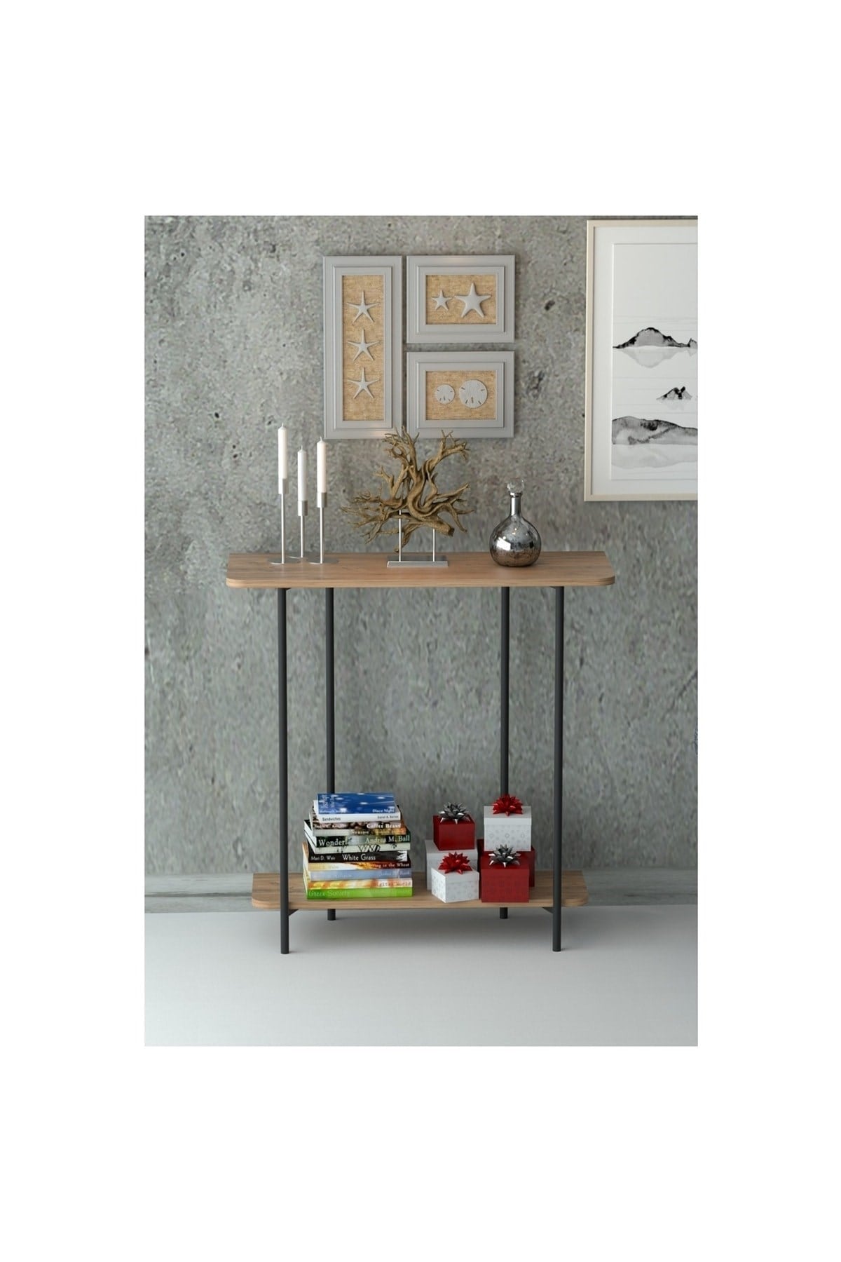 Atlantik Çam Konsol / Dresuar / Çok Amaçlı Raf 1125