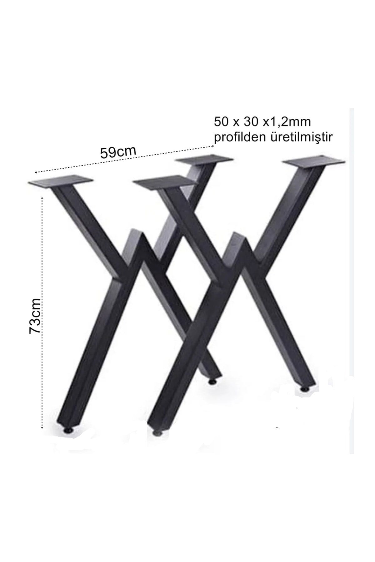 RETODESİGN W METAL MASA AYAĞI 2302