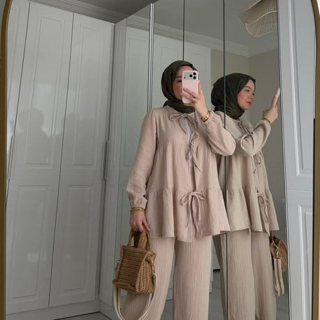 MÜSLİN TAKIM CAMEL