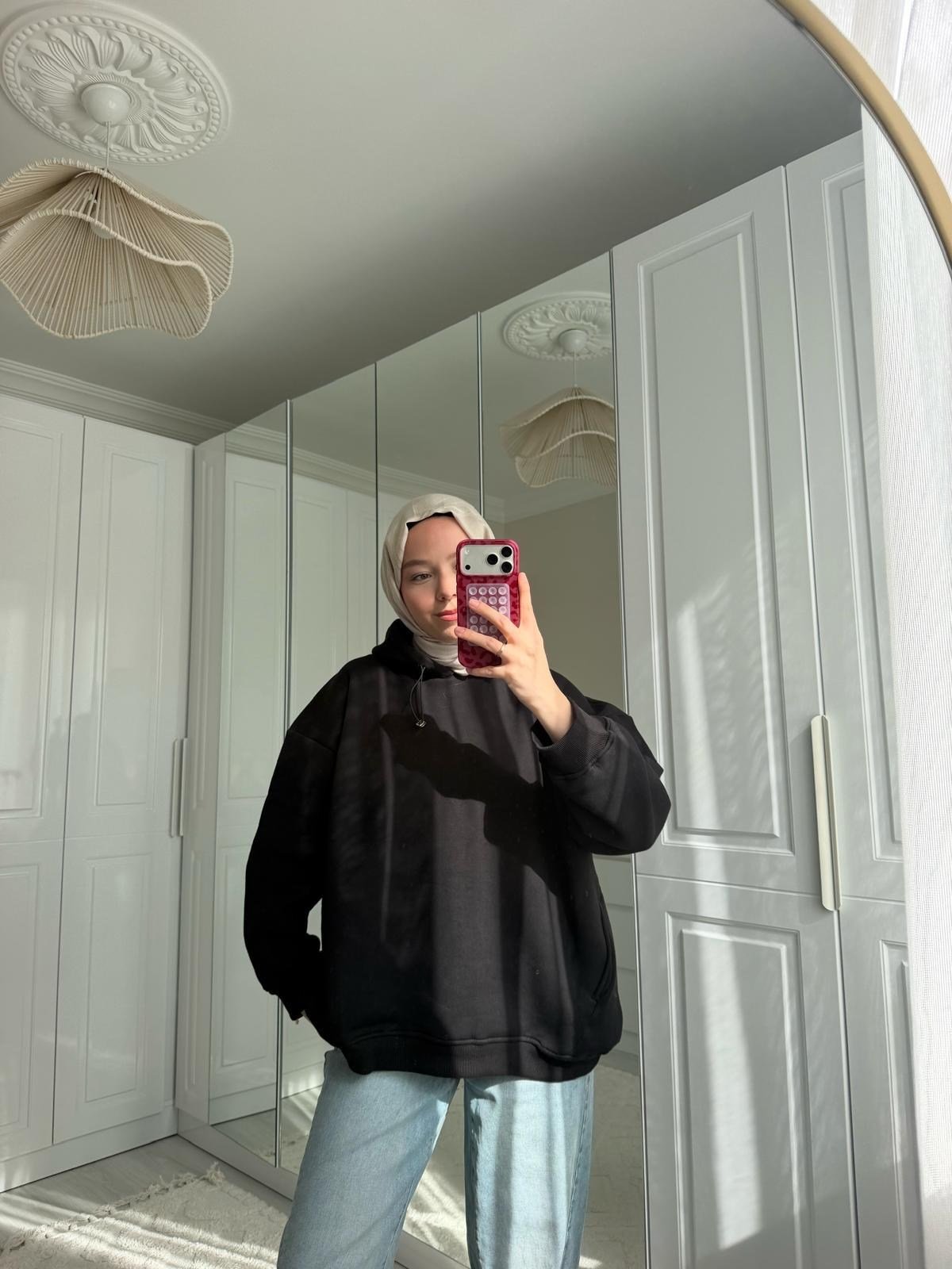 Oversize Sweatshirt - Siyah