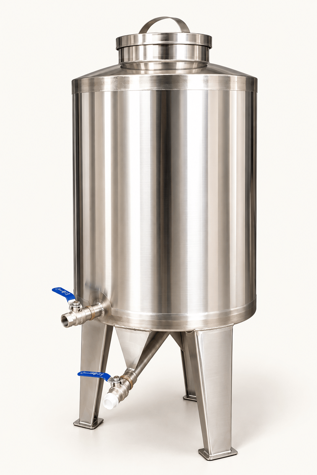 150 L Paslanmaz Çelik Zeytinyağı Tankı – Çift Vanalı - 04615