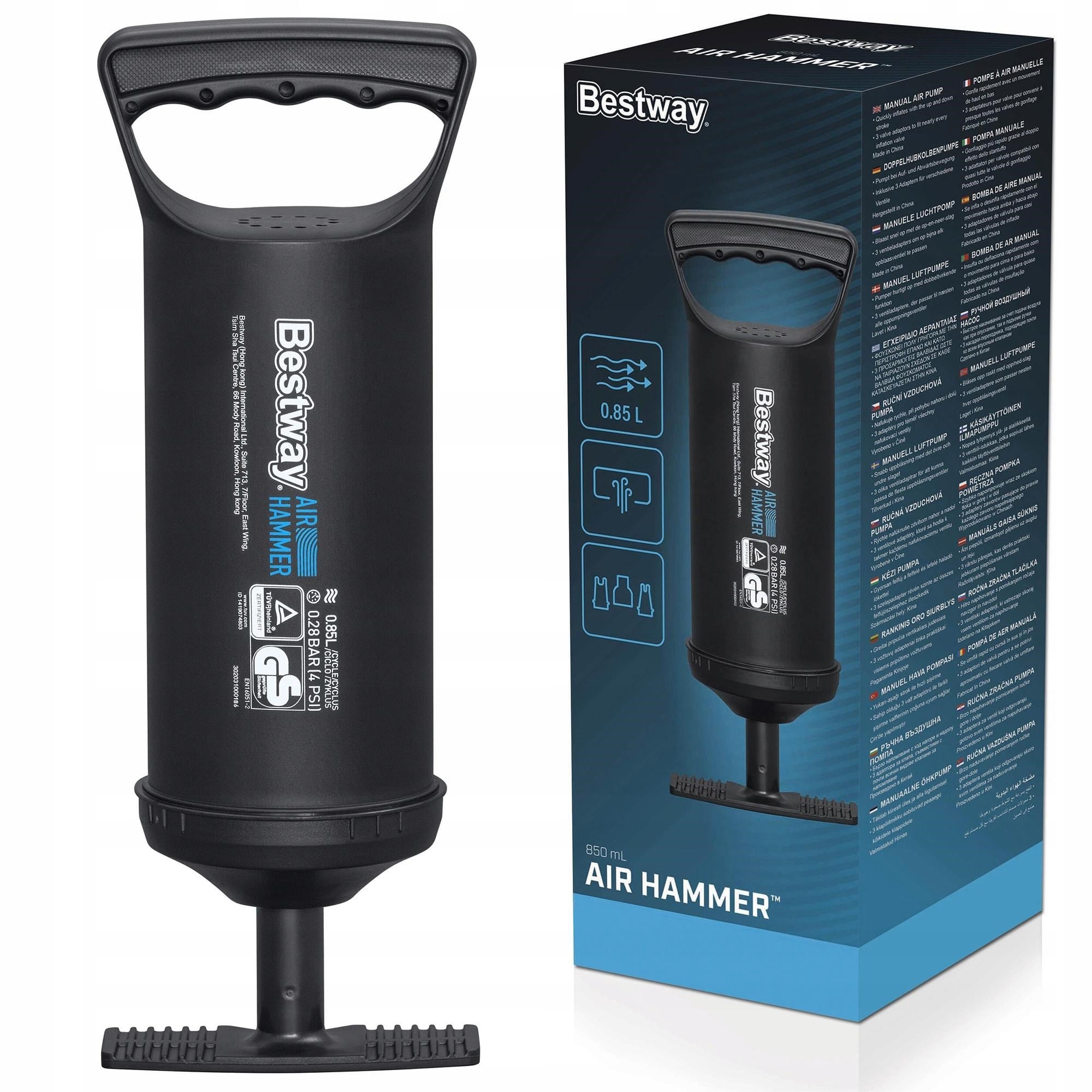 BESTWAY AIR HAMMER  850 ML / MANUEL EL POMPASI 
