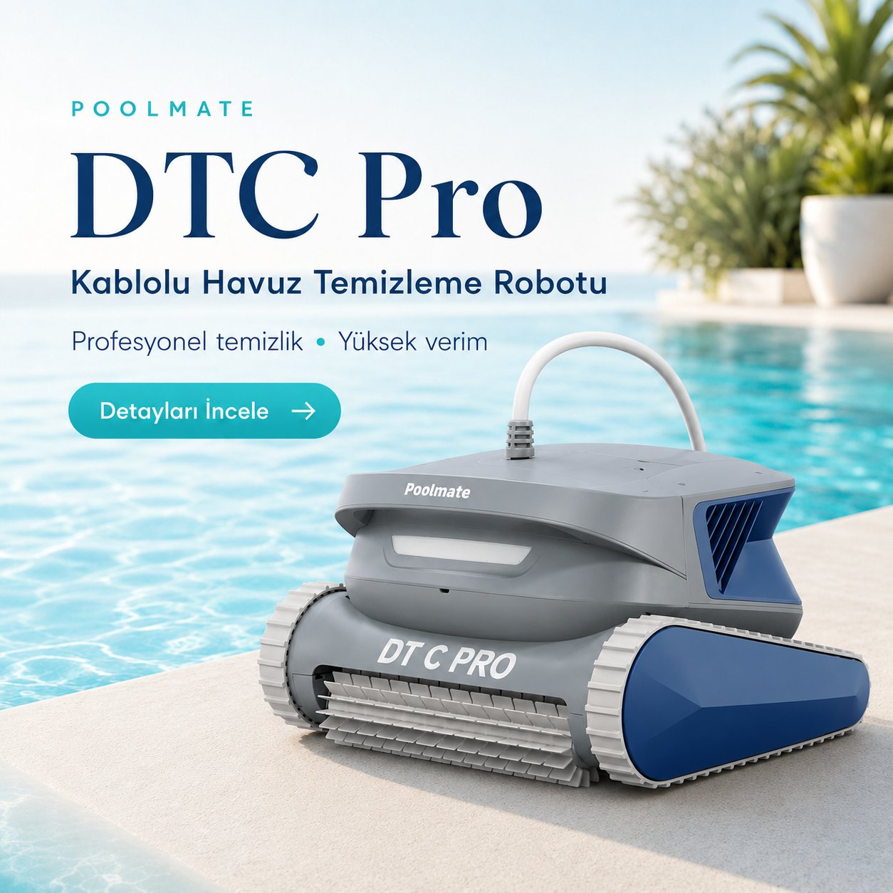HAVUZ ROBOTU DTC PRO KABLOLU