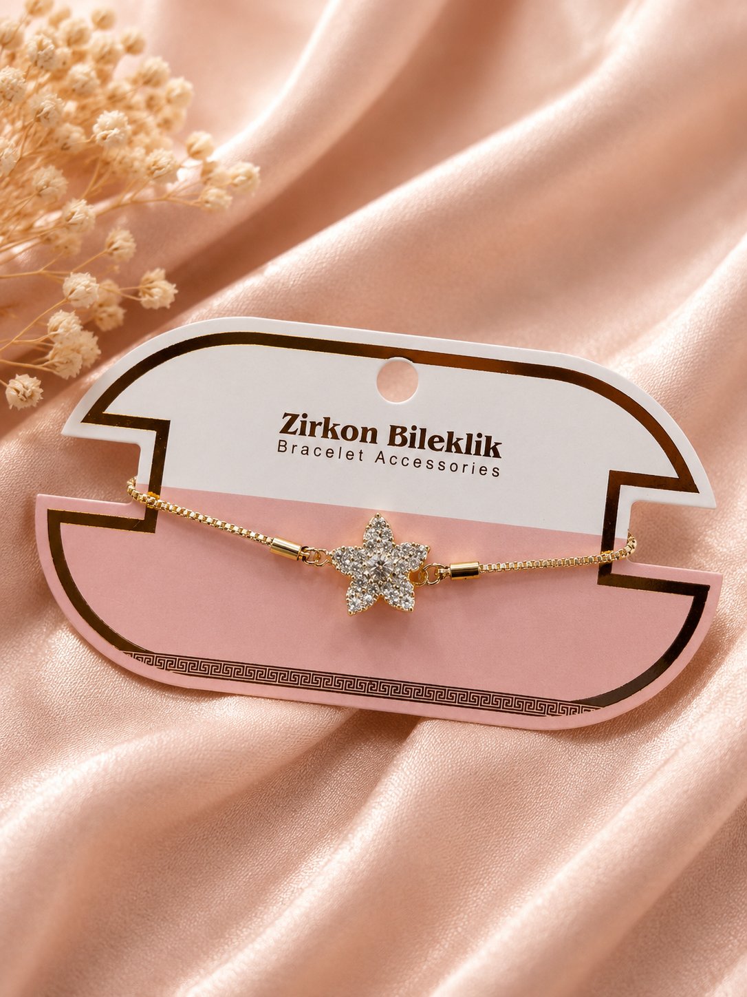 Zirkon Taşlı Bileklik