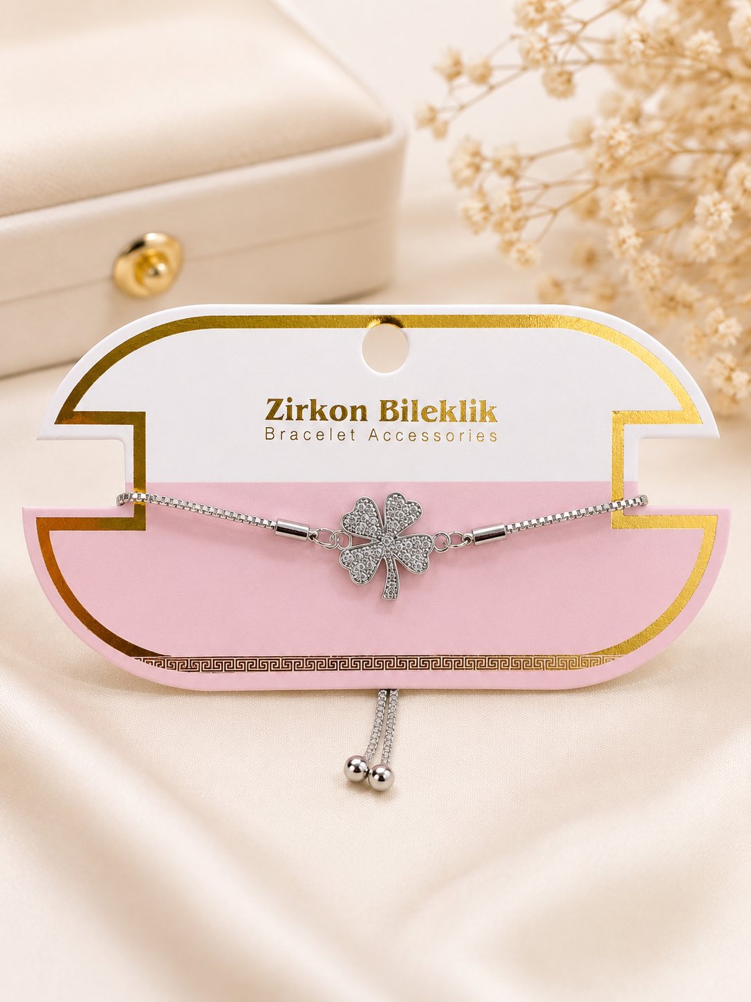 Zirkon Taşlı Bileklik