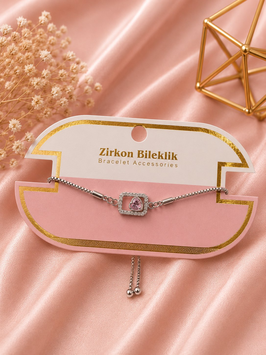 Zirkon Taşlı Bileklik