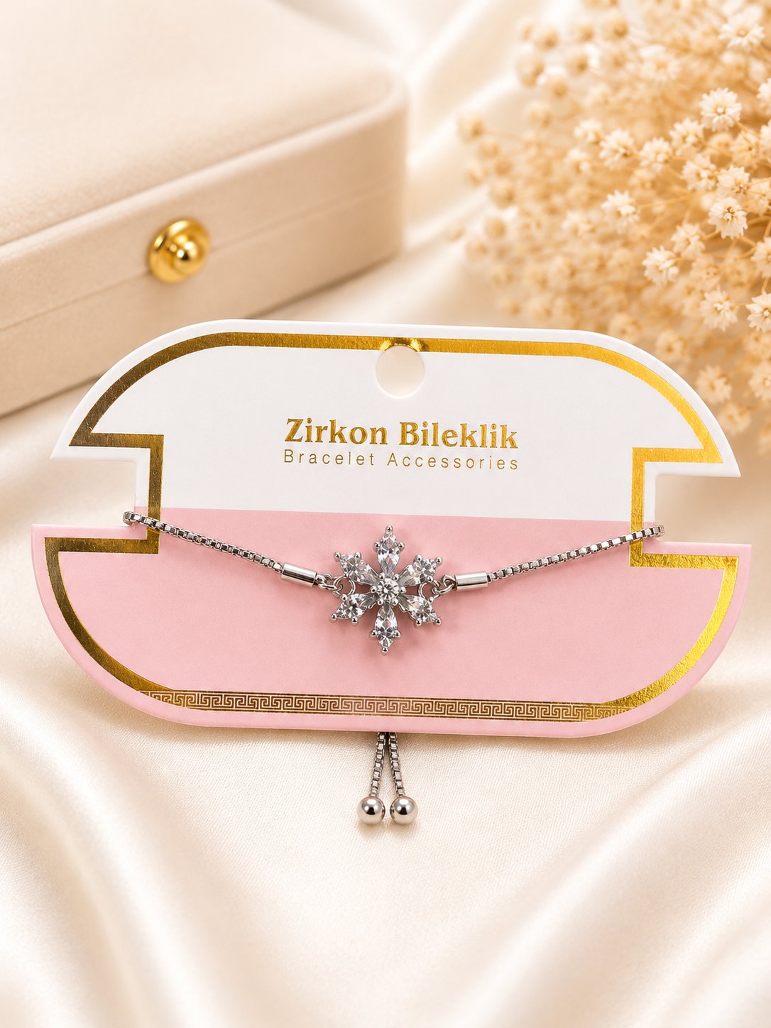 Zirkon Taşlı Bileklik