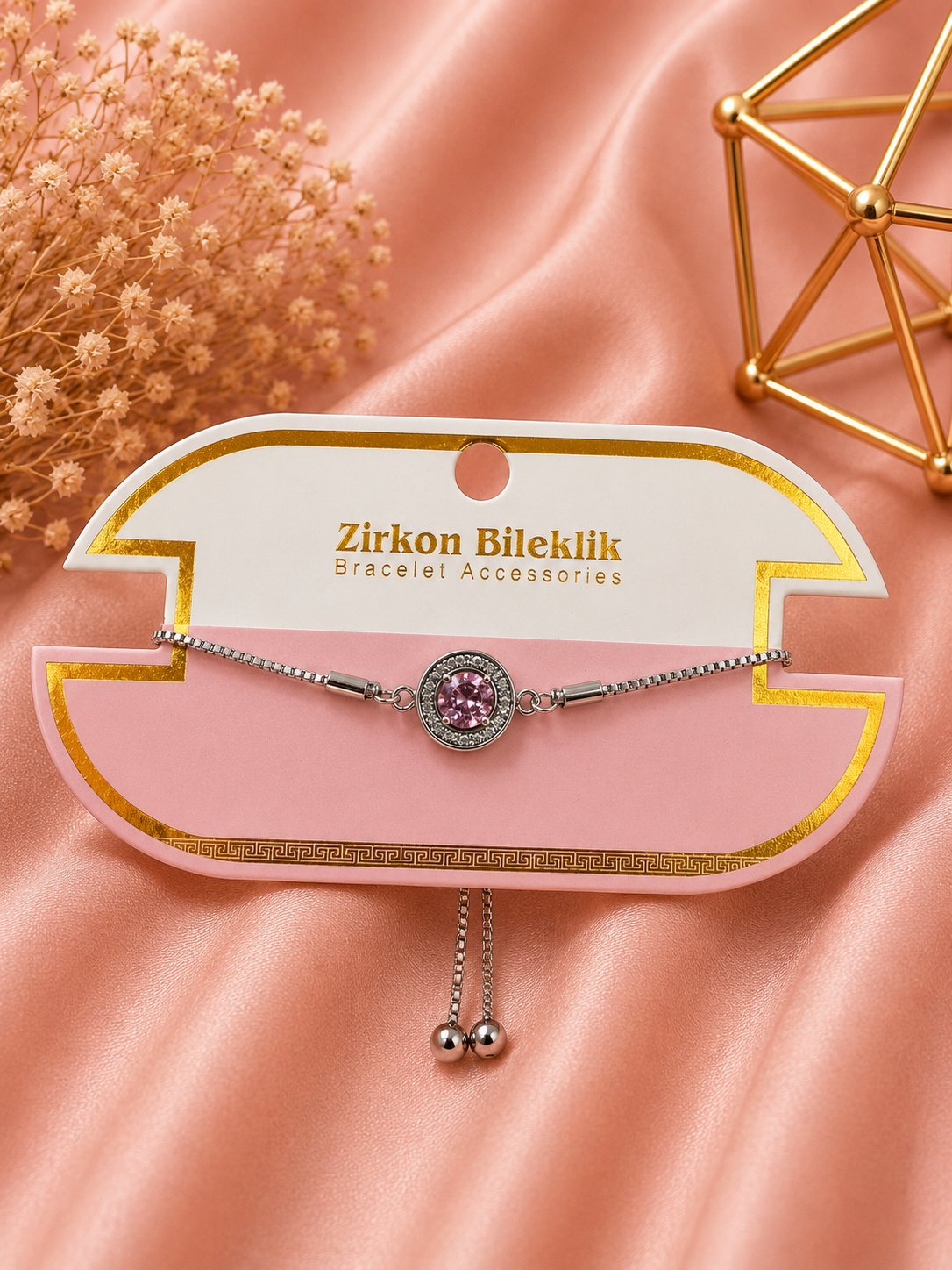 Zirkon Taşlı Bileklik