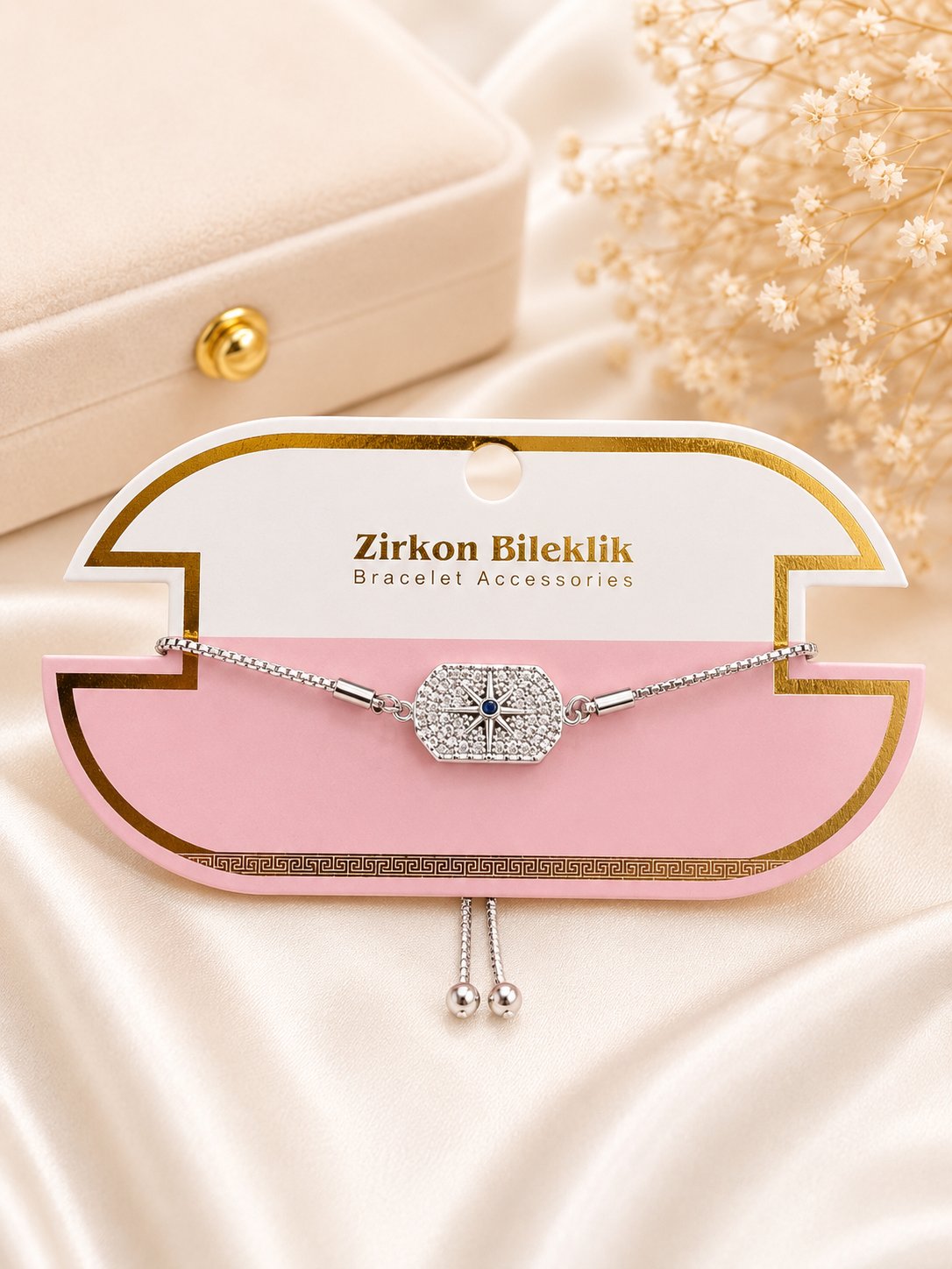 Zirkon Taşlı Bileklik