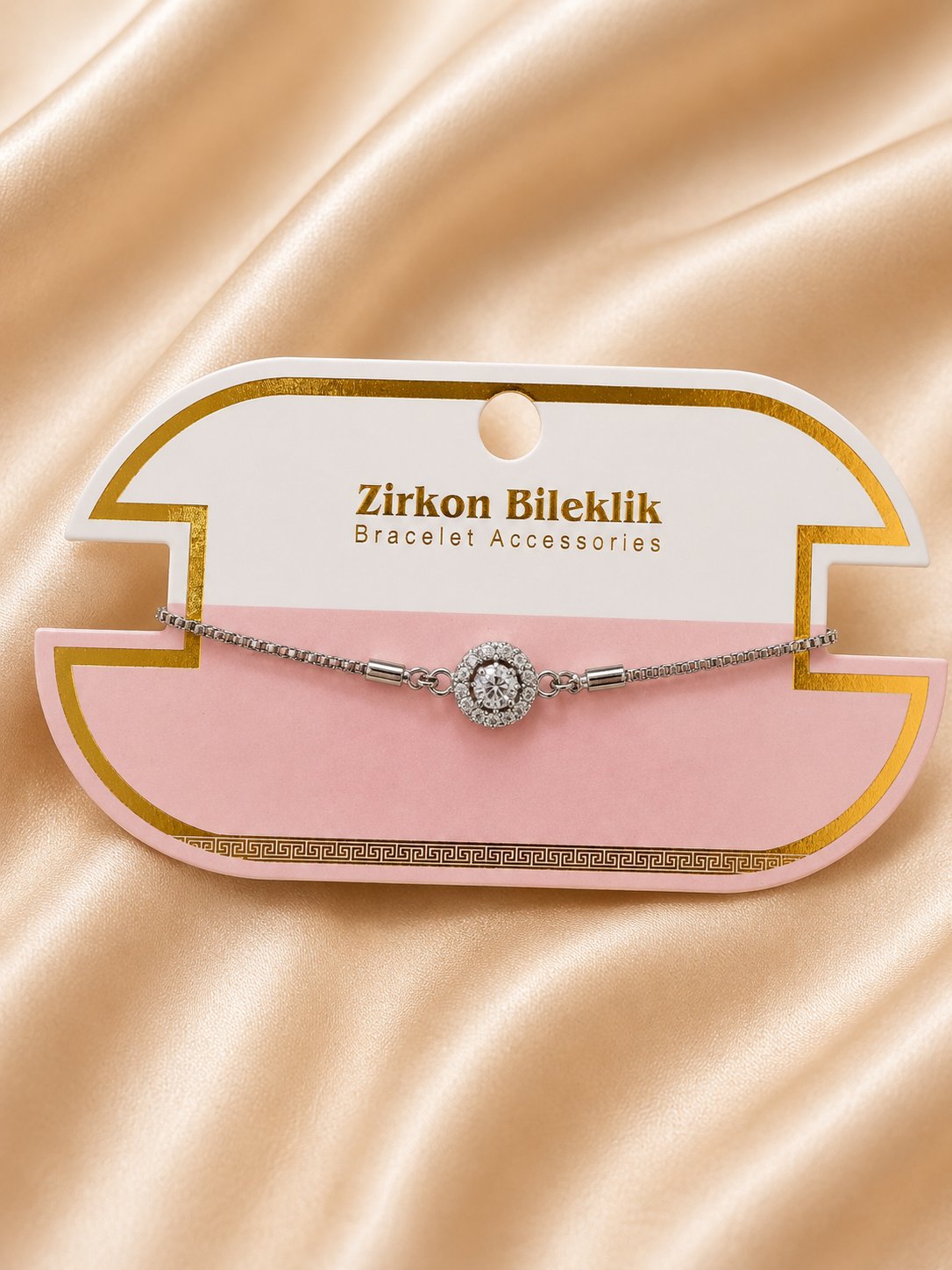 Zirkon Taşlı Bileklik
