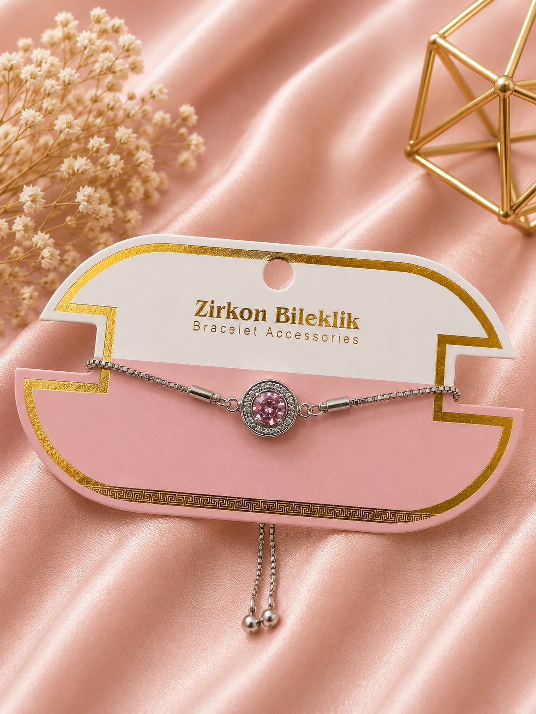 Zirkon Taşlı Bileklik