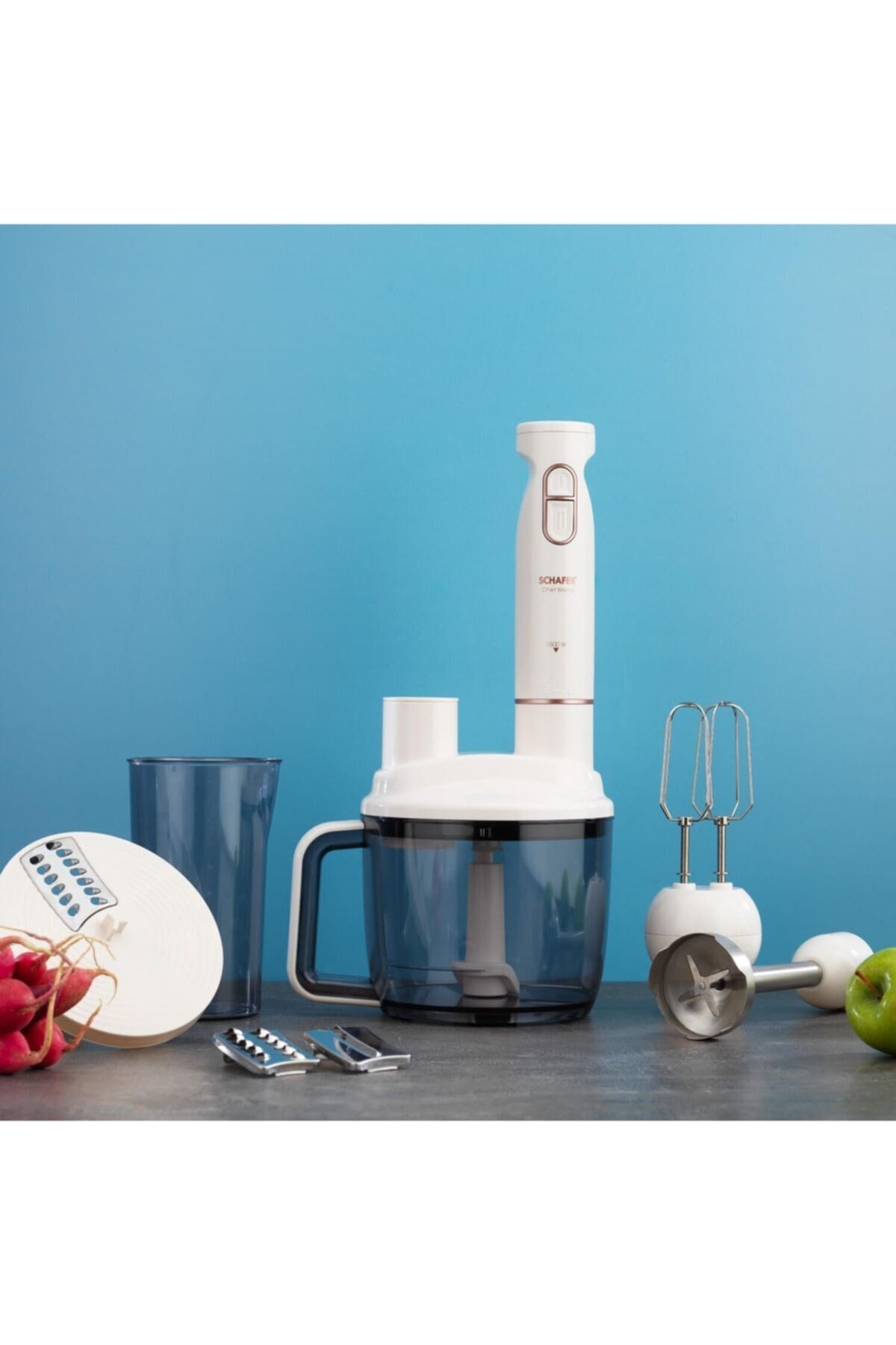 Chef Blend Mega Blender Set Krem