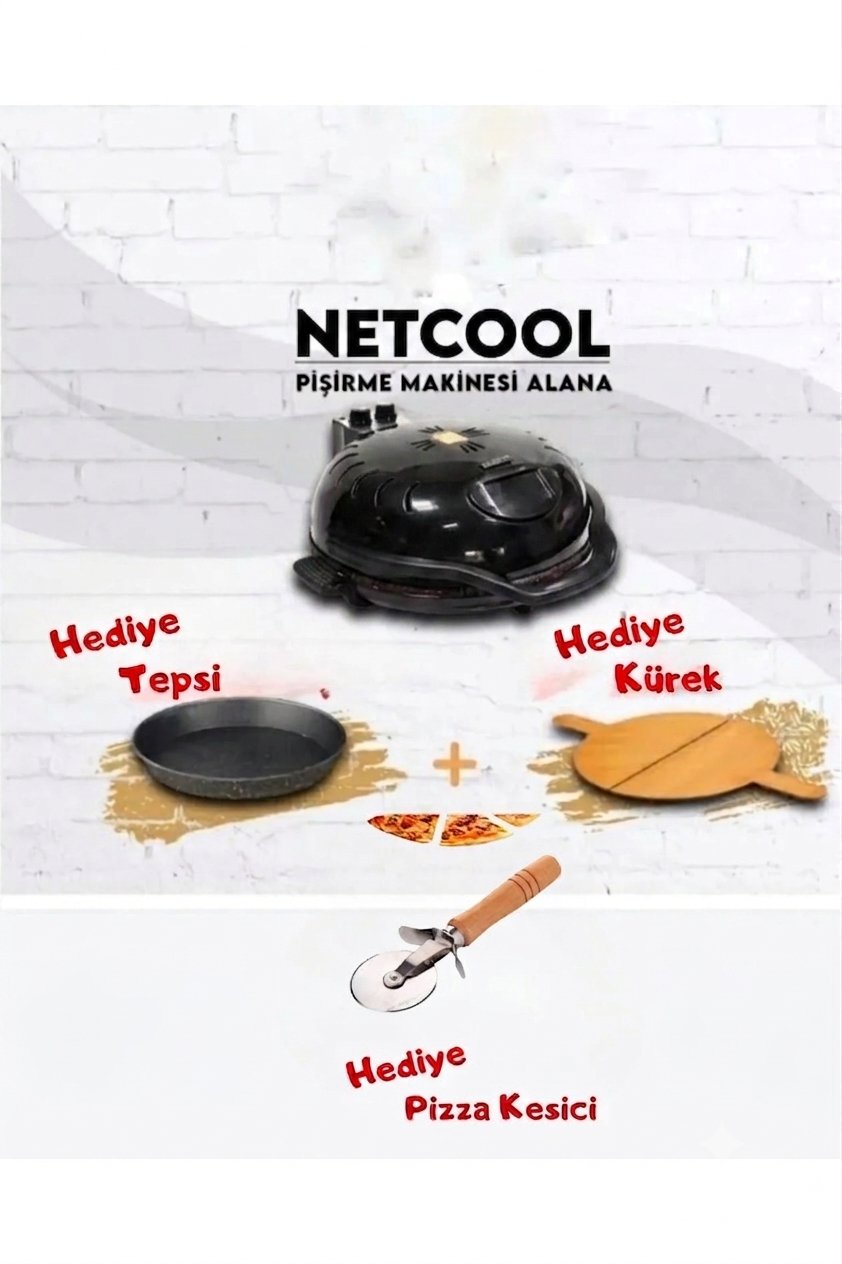 Siyah Ekmek Pişirme Makinesi (Kesici - Kürek - Tepsi Hediye)