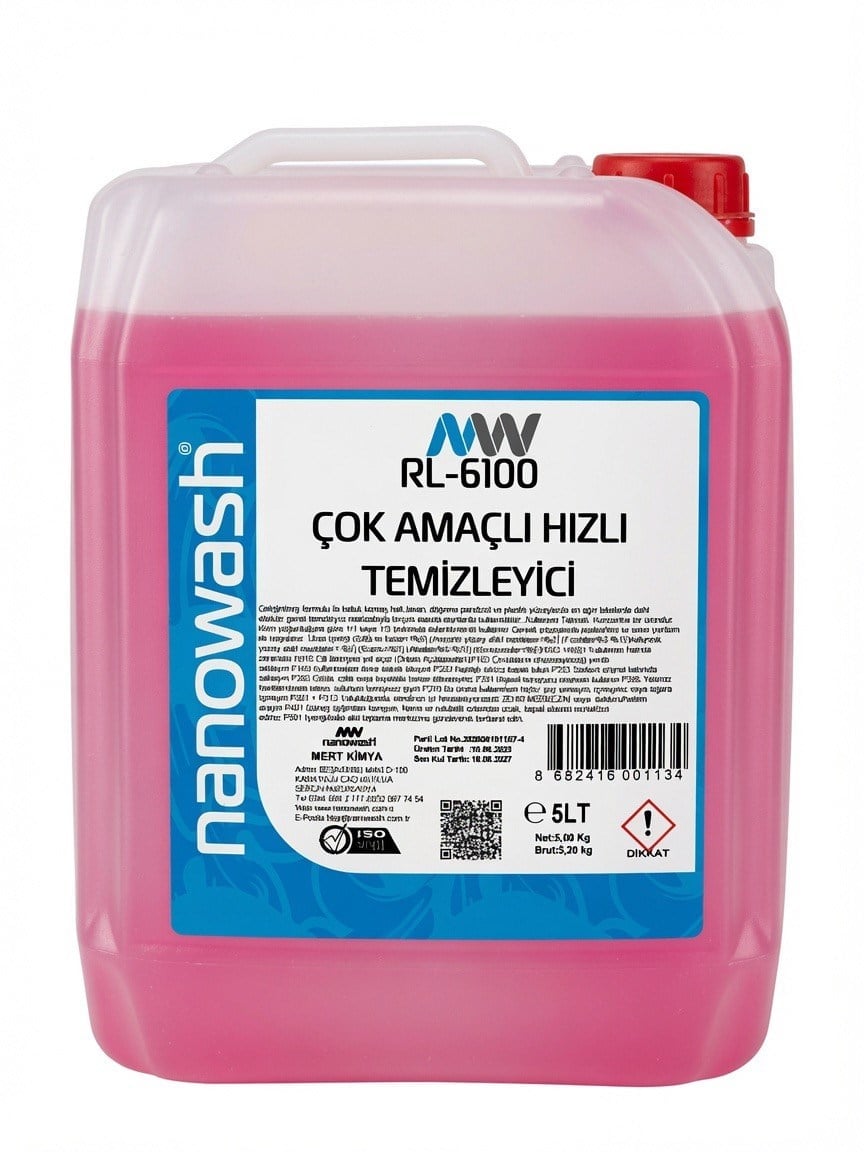 Nanowash RL-6100 Cleaner Çok Amaçlı Hızlı Temizleyici 5 Lt