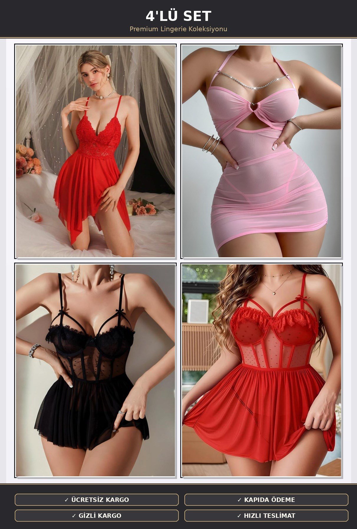 Alev & Gizem 4'lü Özel Paket