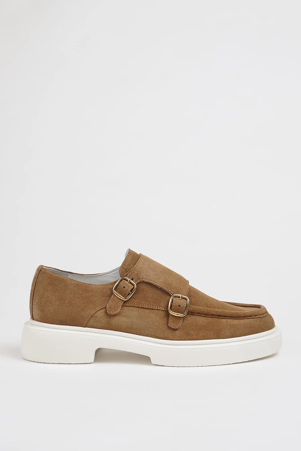 Fred Model Hakiki Süet Deri Eva Taban Casual Ayakkabı - TABA