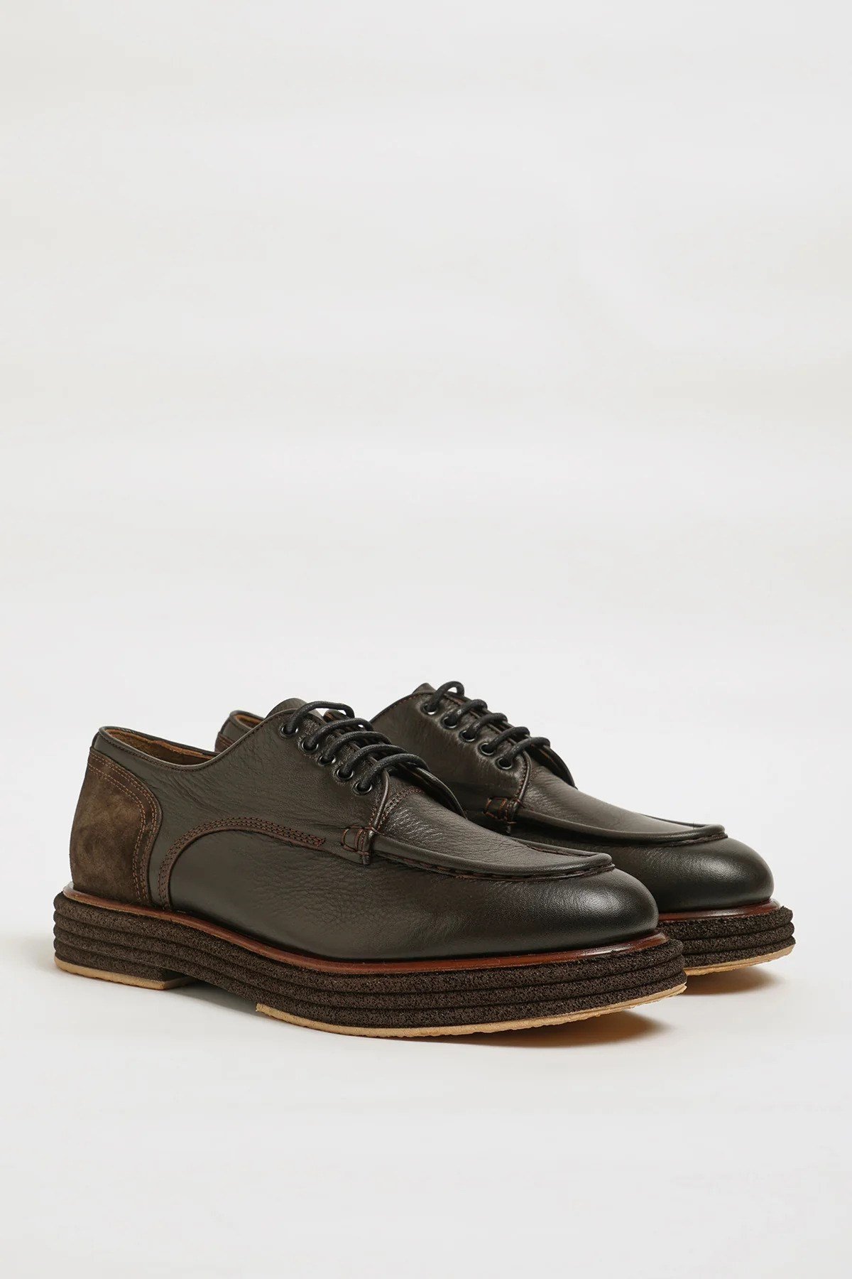 Mathew Model İthal Taban Floater Deri Casual Ayakkabı - KAHVERENGİ