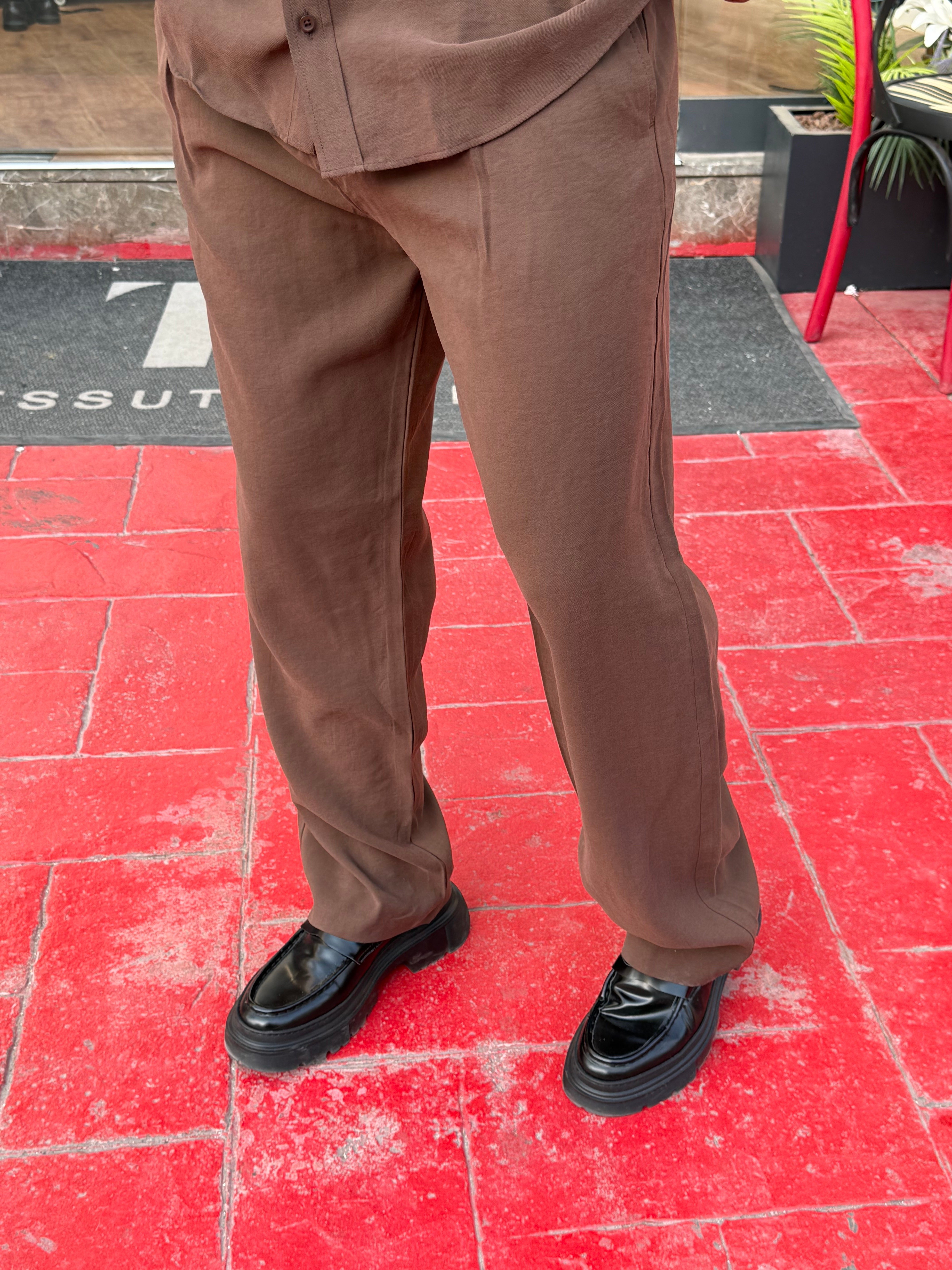 Smart Casual Kahve Pantolon