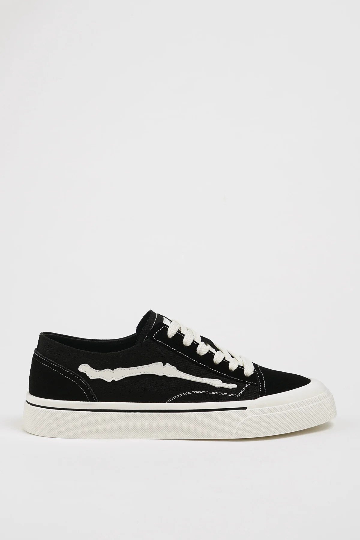 Vince Model Hakiki Kombinasyonlu Deri İthal Taban Sneaker Ayakkabı - SİYAH