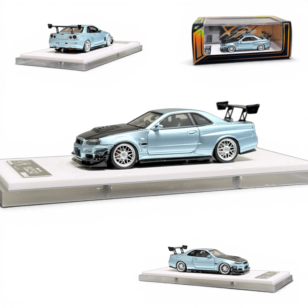 404ERROR Nissan Skyline R34 Modified - A/ Ice Blue Carbon Hood
