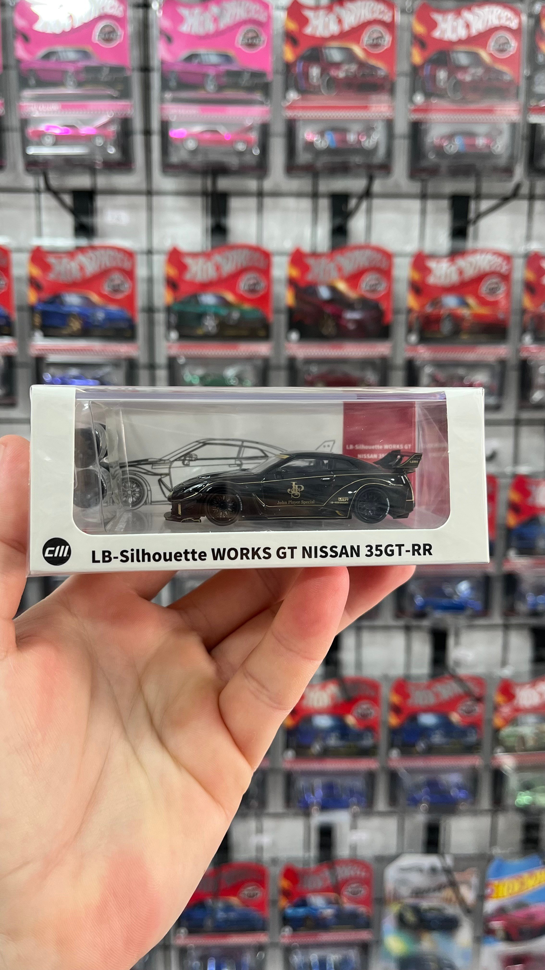 CM MODEL 1:64 Nissan R35 LBWK Super Silhouette 35GT-RR JPS