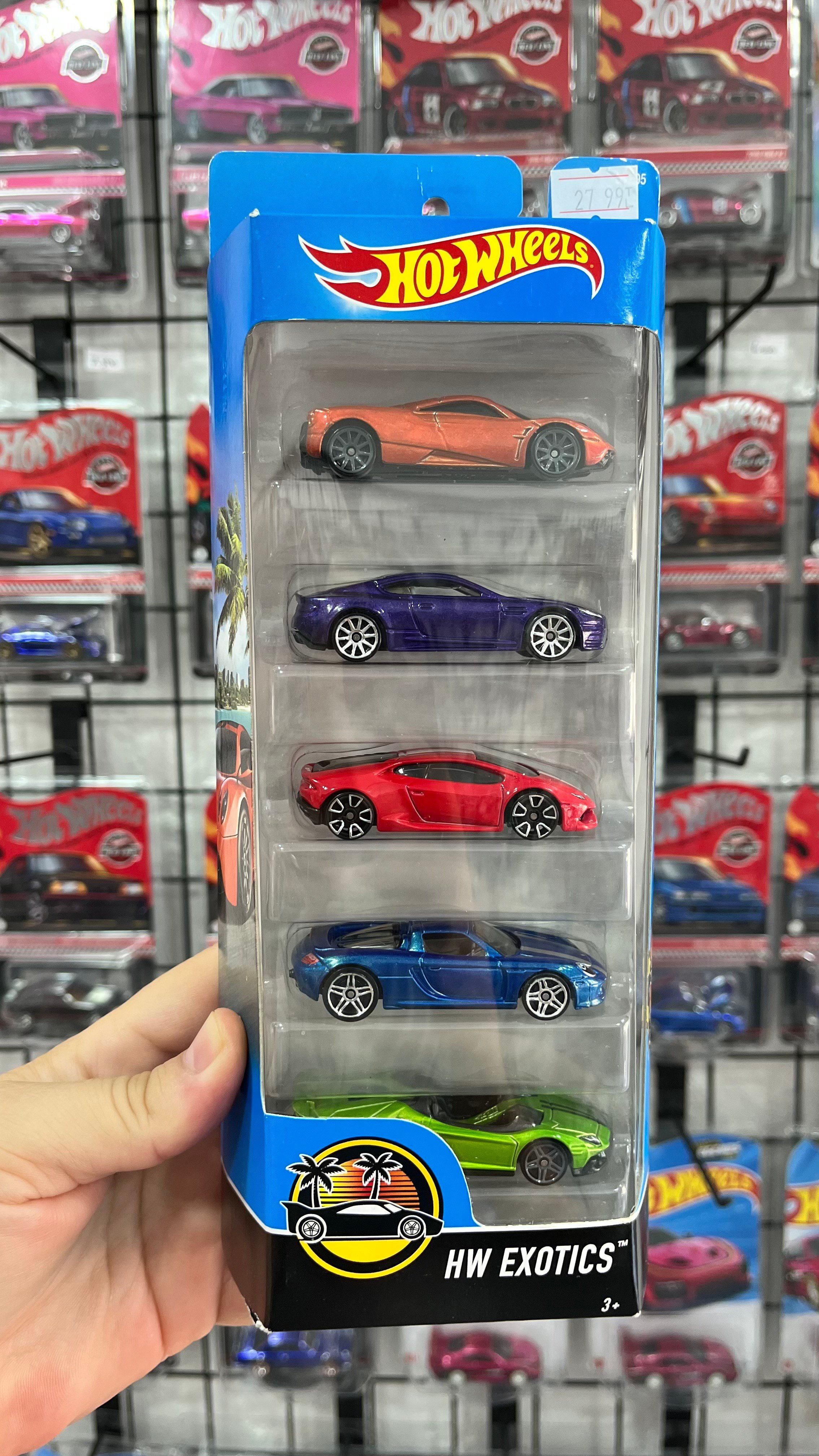 Hot Wheels  2016 EXOTICS 5'li Set - Yaşına Göre Kutu Hasarları Olabilir-Kapalı Ürün
