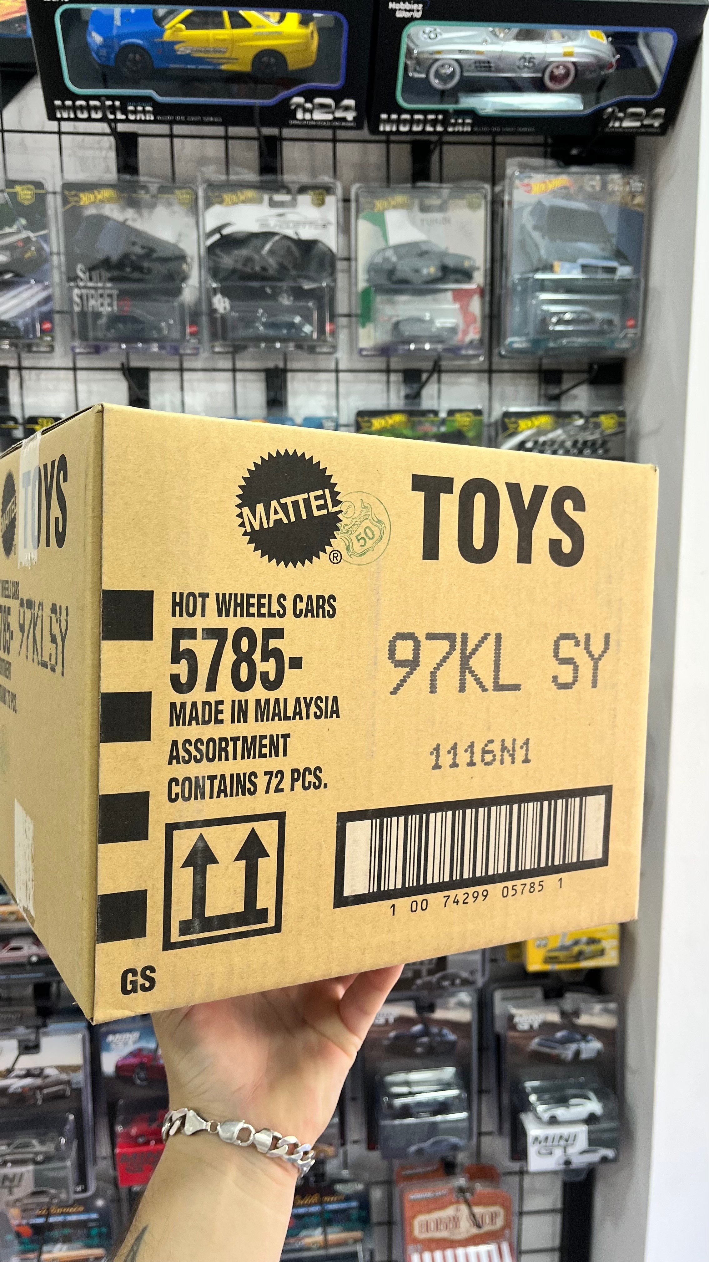 Hot Wheels 2026 L Case 72'li Kapalı Koli