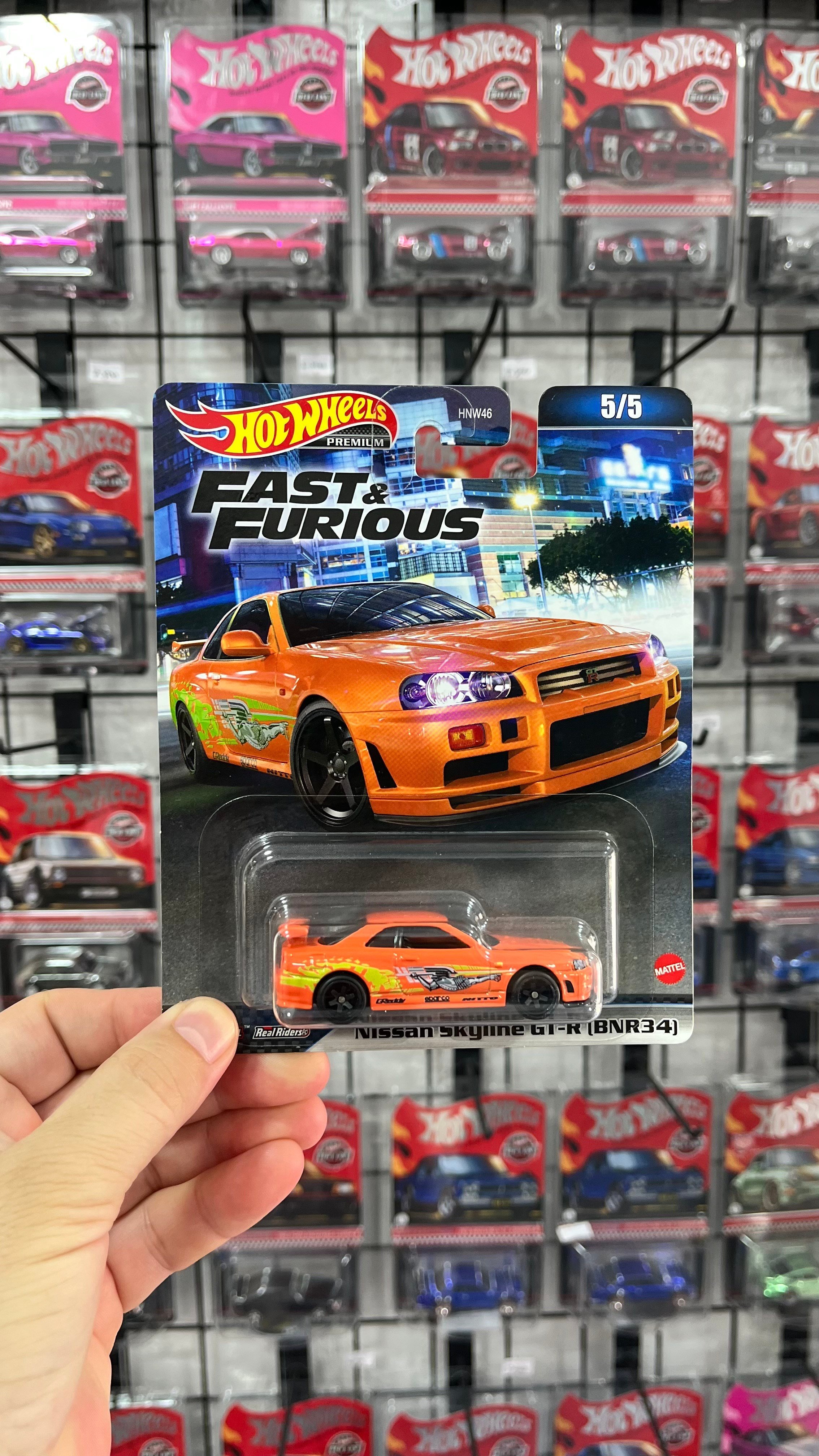 Hot Wheels Premium GT-R (BNR34) Turuncu 