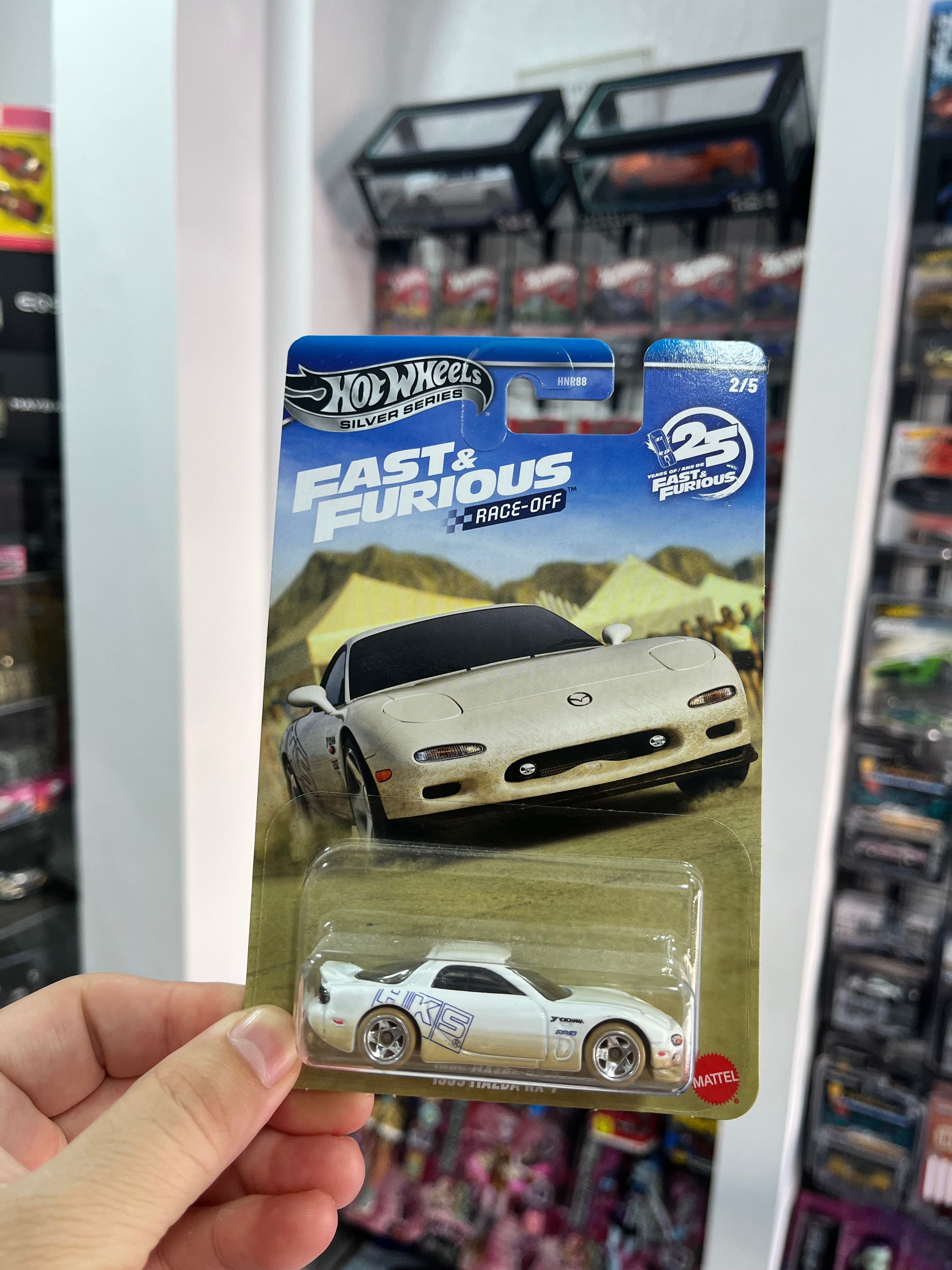 Hot Wheels Silver RX7