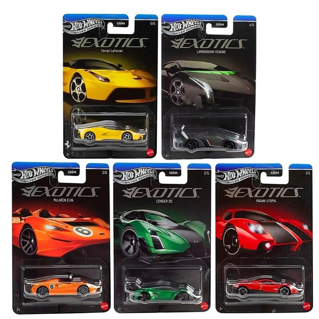 Hot Wheels Silver Serisi Exotics 5'li Set