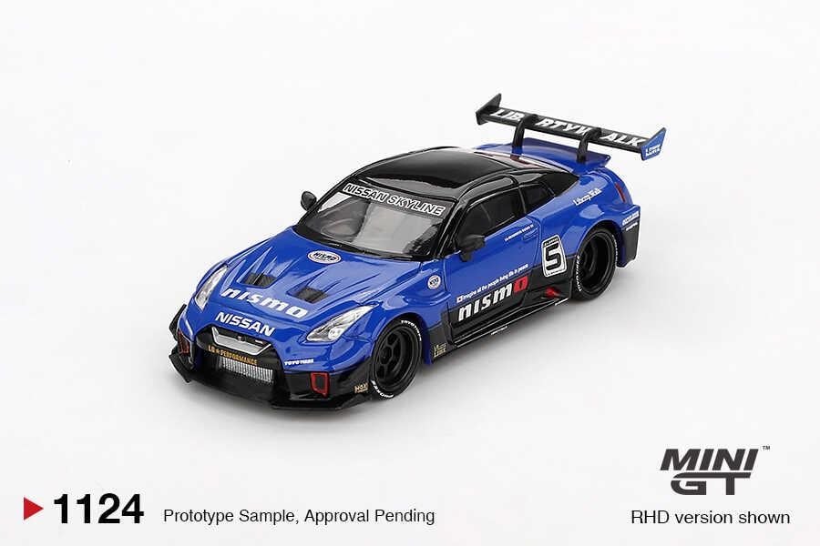 Mini GT 1/6 LB-Silhouette WORKS GT NISSAN 35GT-RR Ver.2 Blue No:1124