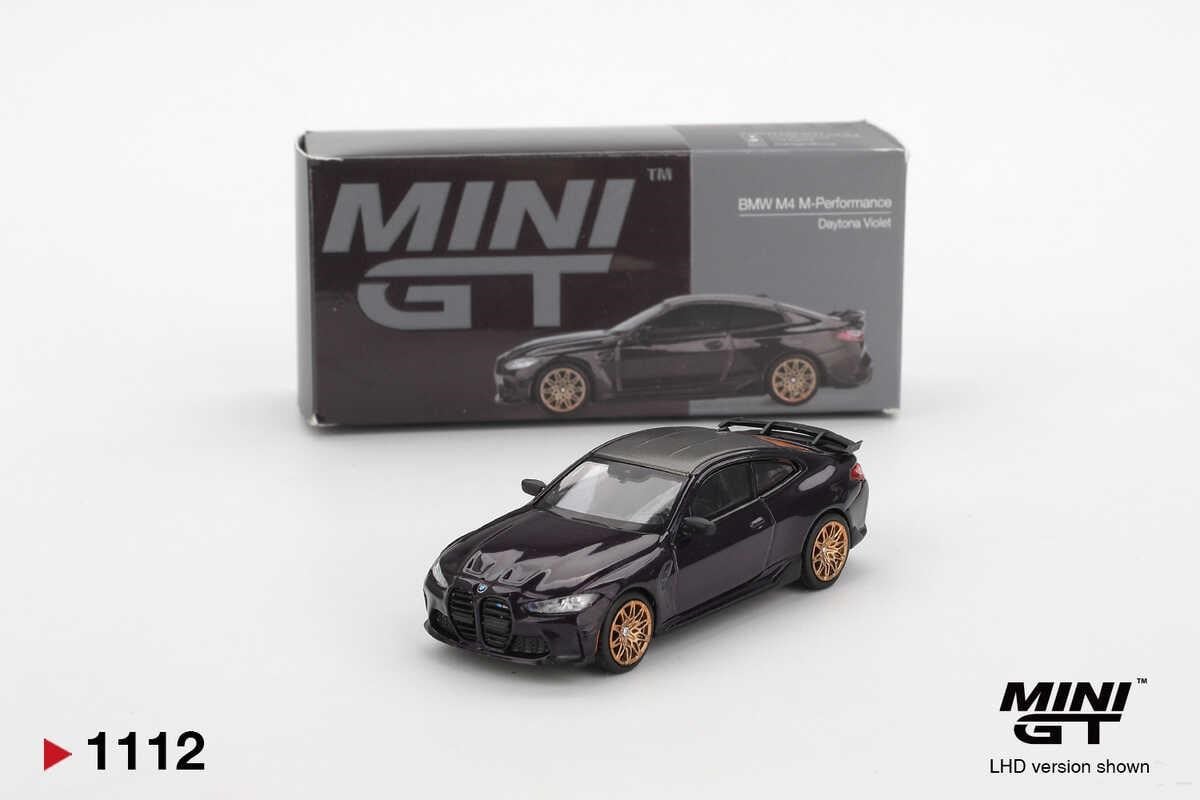 Mini GT 1/64 BMW M4 M-Performance (G82) Daytona Violet No:1112
