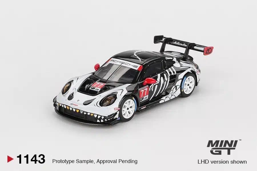 Mini GT 1/64 Porsche 911 GT3 R #77 AO Racing 2025 IMSA Petit No:1143