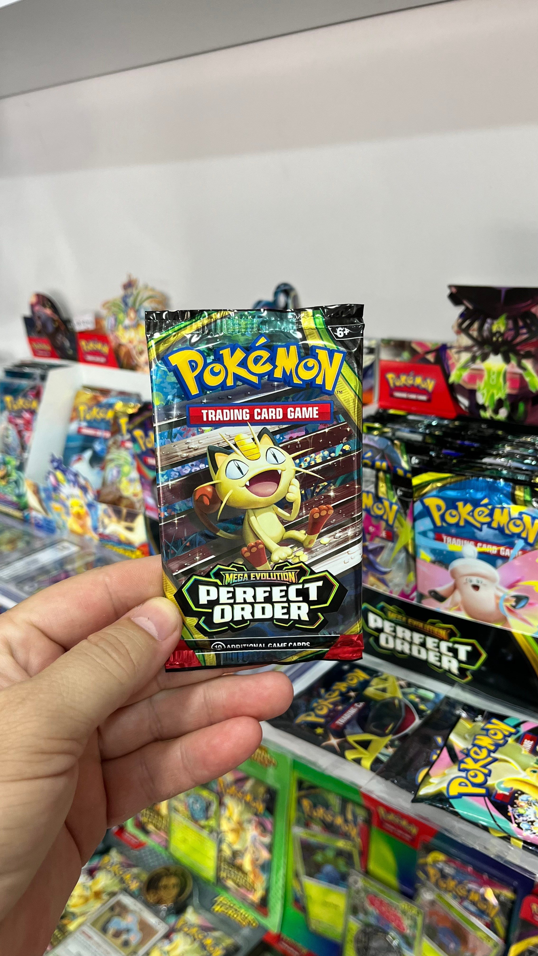 Pokemon Mega Evolution Perfect Order Booster Pack-Rast Gele 1 Pack Gönderilir