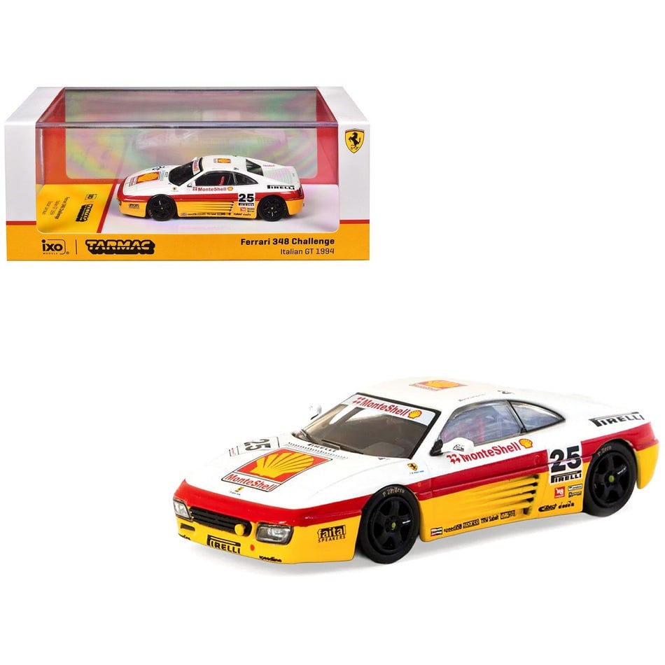 Tarmac Works X iXO Models 1/64 Ferrari 348 Challenge Italian GT 1994