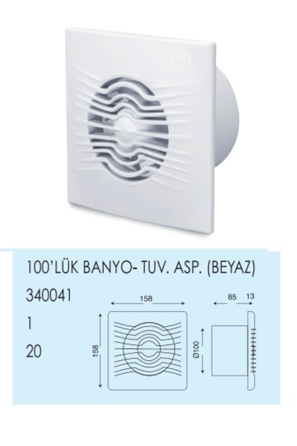 100'lük Aspiratör