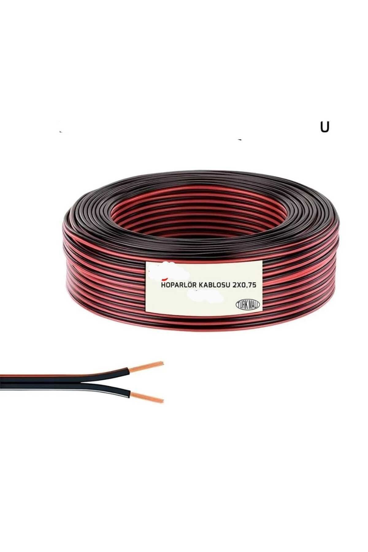 2x0.75mm2 Cca Yassı Kordon Kablo 100 Metre