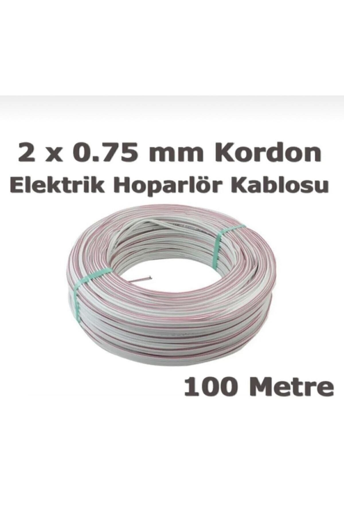 2x0.75 Mm Kordon Kablo Cca 100 Mt