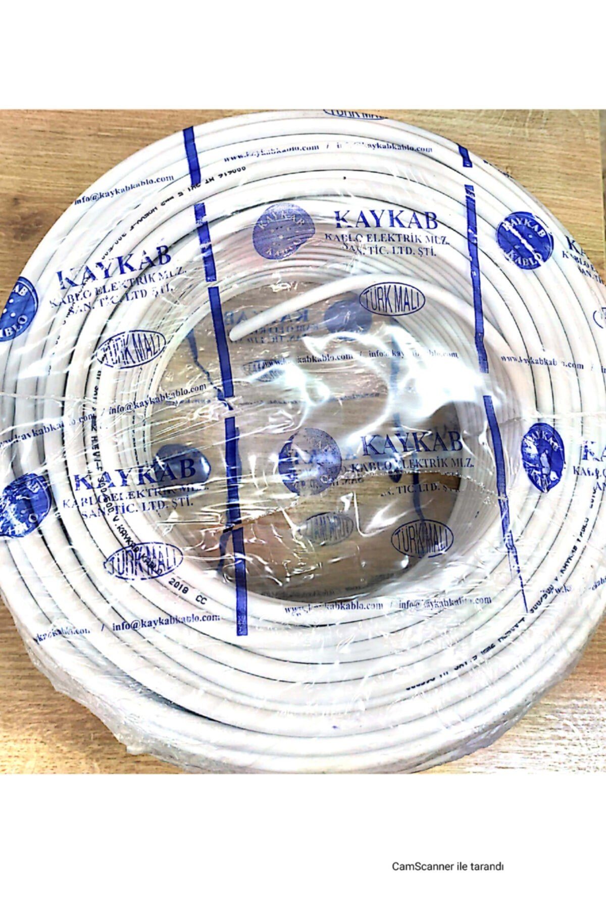 Cca TTR 3x1.5 mm2 Beyaz Elektrik Kablosu 100 Metre