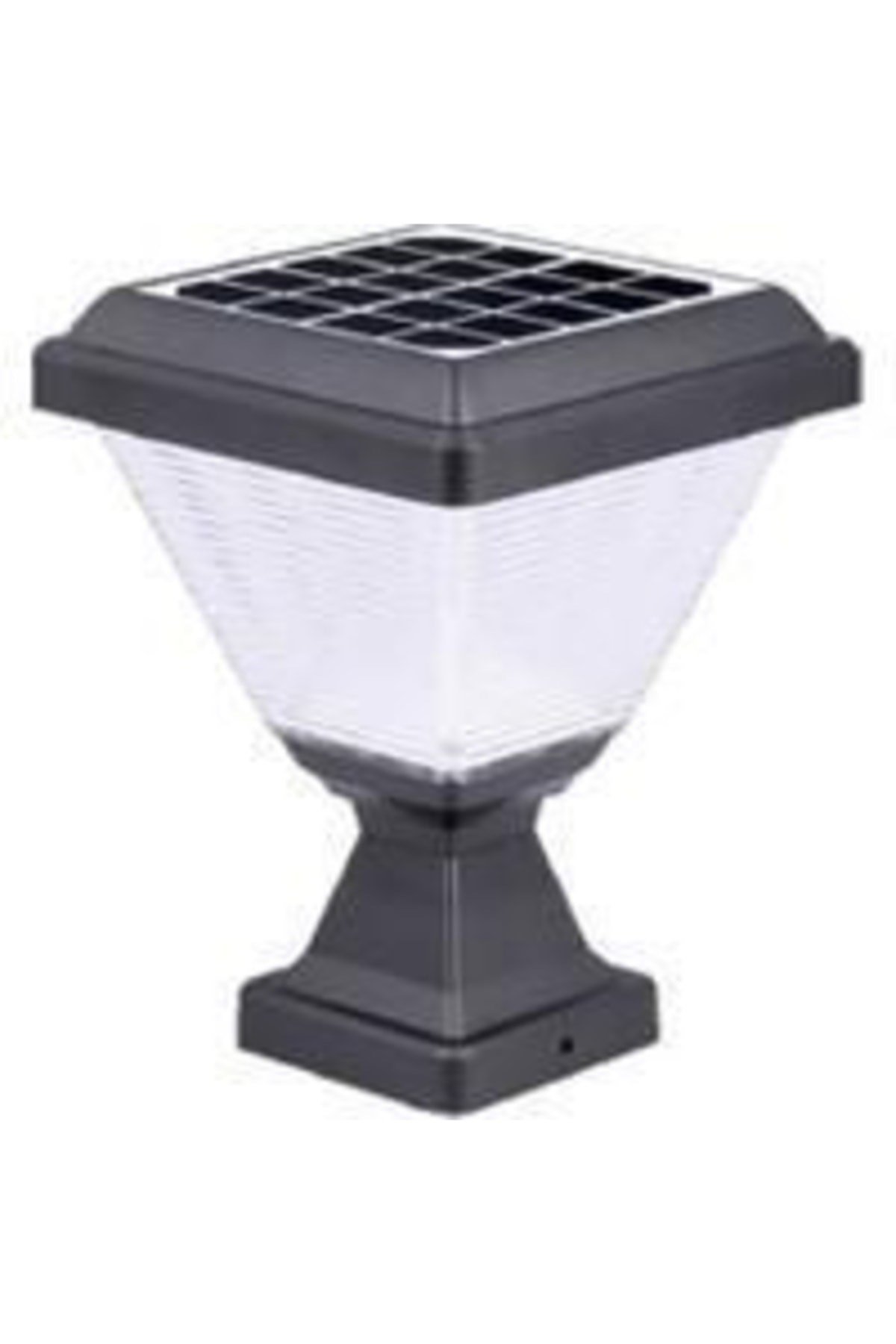 CT-7315 30 WATT SOLAR SET ÜSTÜ BAHÇE ARMATÜRÜ BEYAZ 20CM